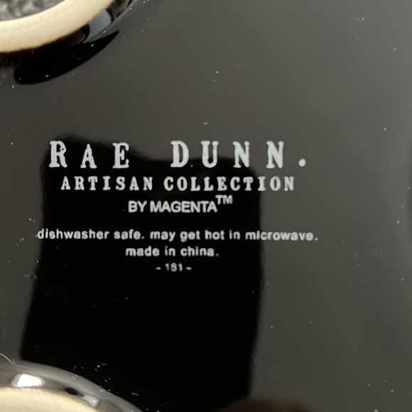 NEW NIB Rae Dunn BREW GRUEL pet dog dish Halloween bone shaped - Picture 2 of 2